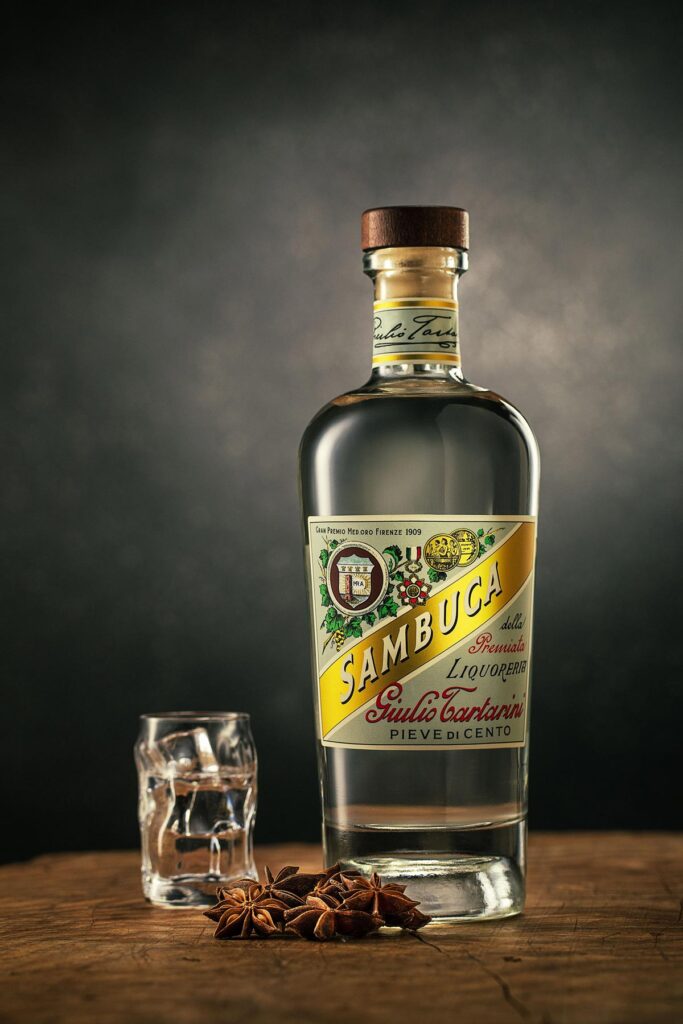 Sambuca distilleria premiata liquoreria Giulio Tartarini